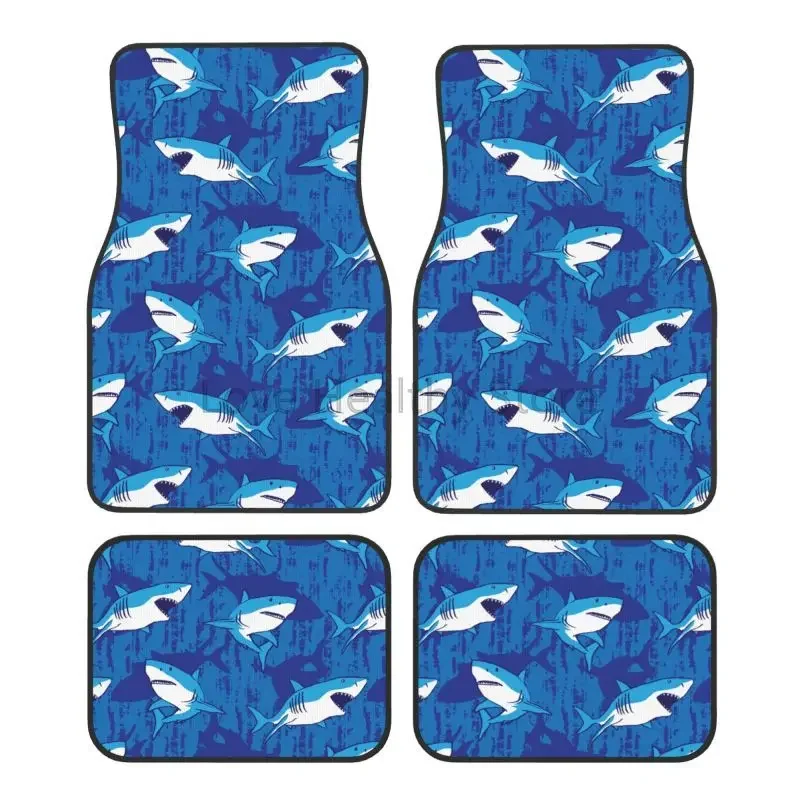 Blue Shark Car Floor Mats Set of 4 Vehicle Front Rear Carpets Non-Slip Auto Foot Mats Car Accessories Universal Fit for Car SUV
Blue Shark Car Floor Mats Set of 4 Vehicle Front Rear Carpets Non-Slip Auto Foot Mats Car Accessories Universal Fit for Car SUV