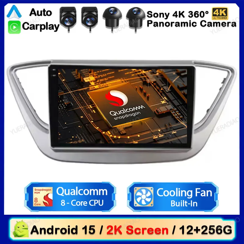 Android 15 Car Radio For Hyundai Solaris 2 2017 - 2020 Multimedia Stereo Viedo Player 4G WIFI Carplay Auto NAVI GPS Head Unit BT
Android 15 Car Radio For Hyundai Solaris 2 2017 - 2020 Multimedia Stereo Viedo Player 4G WIFI Carplay Auto NAVI GPS Head Unit BT