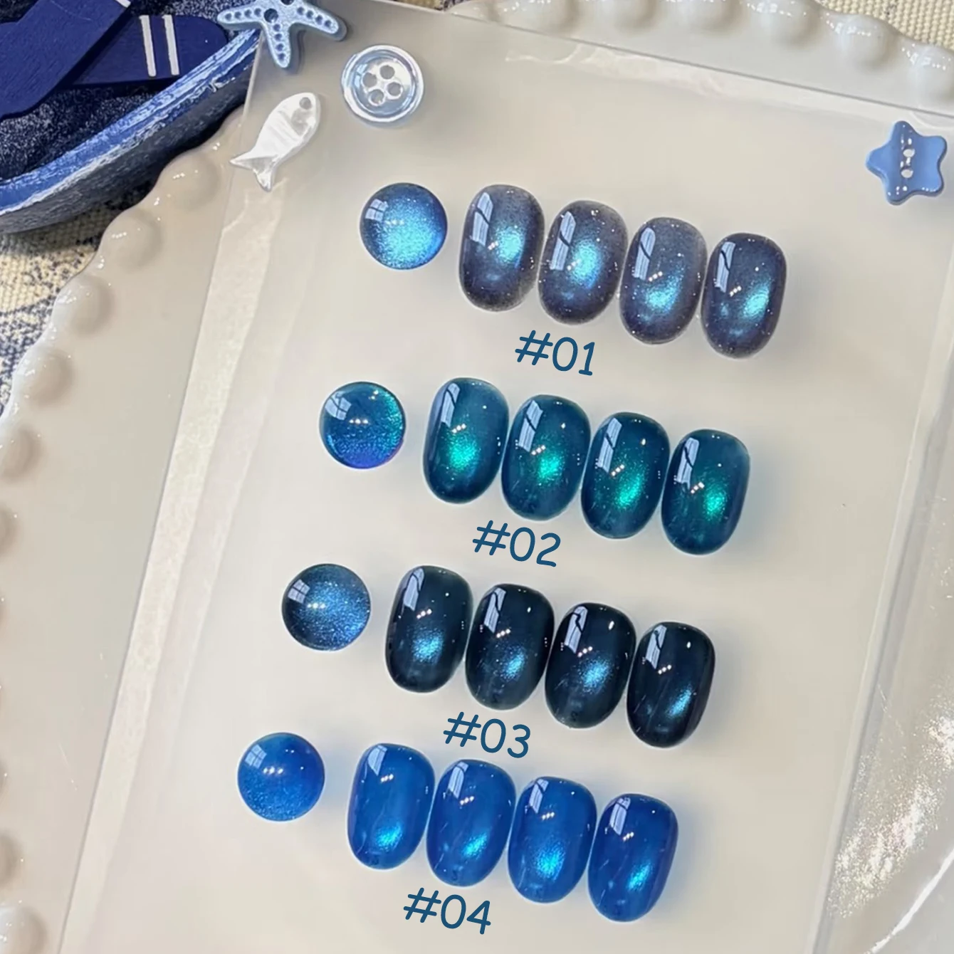 1-10pcs TC Flash That Sea Series Blue Cat Eye Gel Nail Polish Whitening Blue Light Glass Bead Nail Art Azure Nails Summer Nails
1-10pcs TC Flash That Sea Series Blue Cat Eye Gel Nail Polish Whitening Blue Light Glass Bead Nail Art Azure Nails Summer Nails
