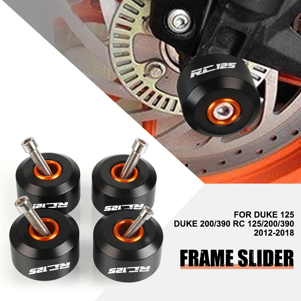 Motorcycle Front Rear Fork Wheel Frame Slider Crash Protector Pads Roda For Duke 125 Duke 200/390 RC 125/200/390 2012-2016 2018
Motorcycle Front Rear Fork Wheel Frame Slider Crash Protector Pads Roda For Duke 125 Duke 200/390 RC 125/200/390 2012-2016 2018