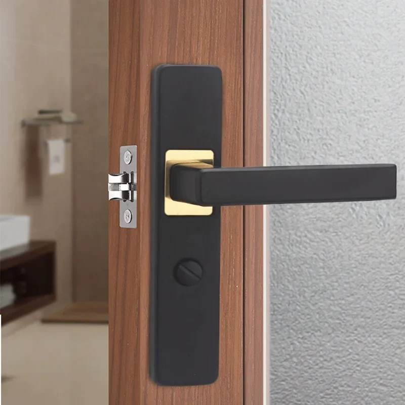 Toilet Door Lock, Aluminum Alloy Indoor Bathroom Door Handle, Single Tongue, Lock Accessories, Furniture Hardware, Keyless
Toilet Door Lock, Aluminum Alloy Indoor Bathroom Door Handle, Single Tongue, Lock Accessories, Furniture Hardware, Keyless