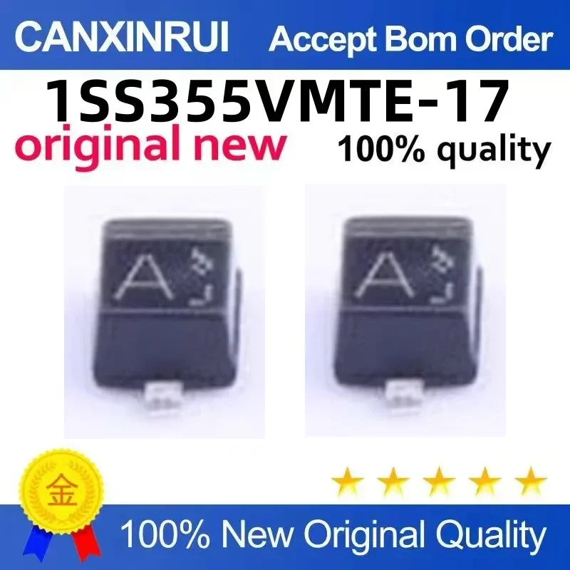 (5-100 pieces) Brand new original 1SS355VMTE-17 silk screen packaging SOD-323 80V-100mA
(5-100 pieces) Brand new original 1SS355VMTE-17 silk screen packaging SOD-323 80V-100mA