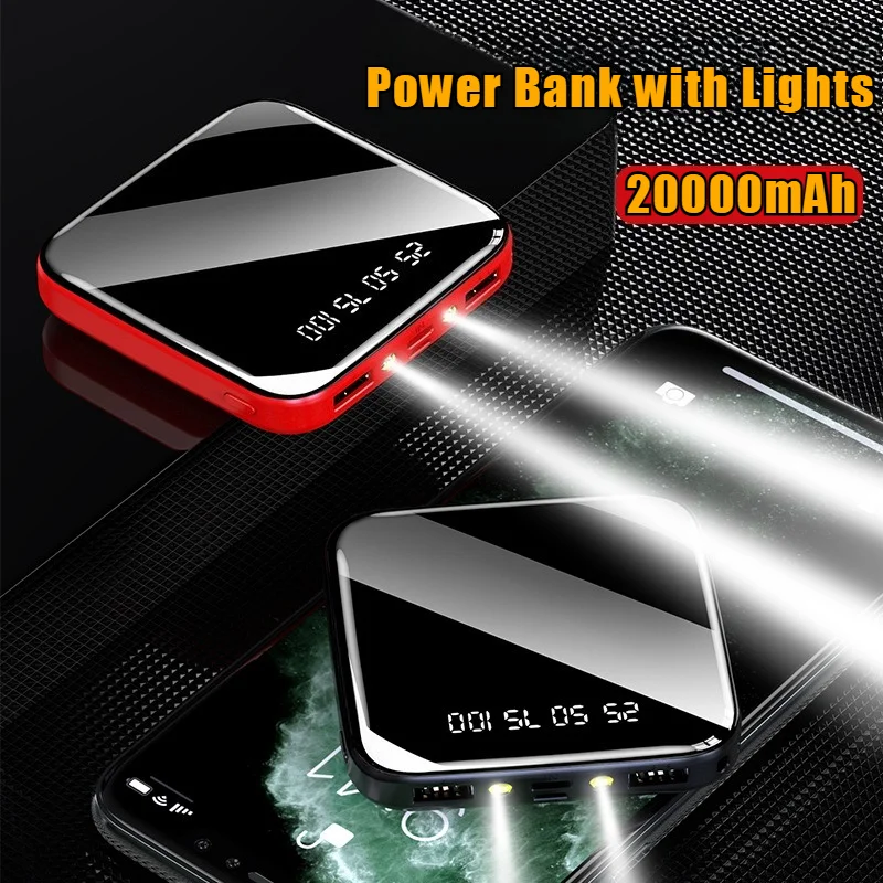2026 Full Mirror Mini Portable Power Bank 20000mAh External Battery Charger Cases Mobile Power Supply for iphone Samsung Xiaomi
2026 Full Mirror Mini Portable Power Bank 20000mAh External Battery Charger Cases Mobile Power Supply for iphone Samsung Xiaomi