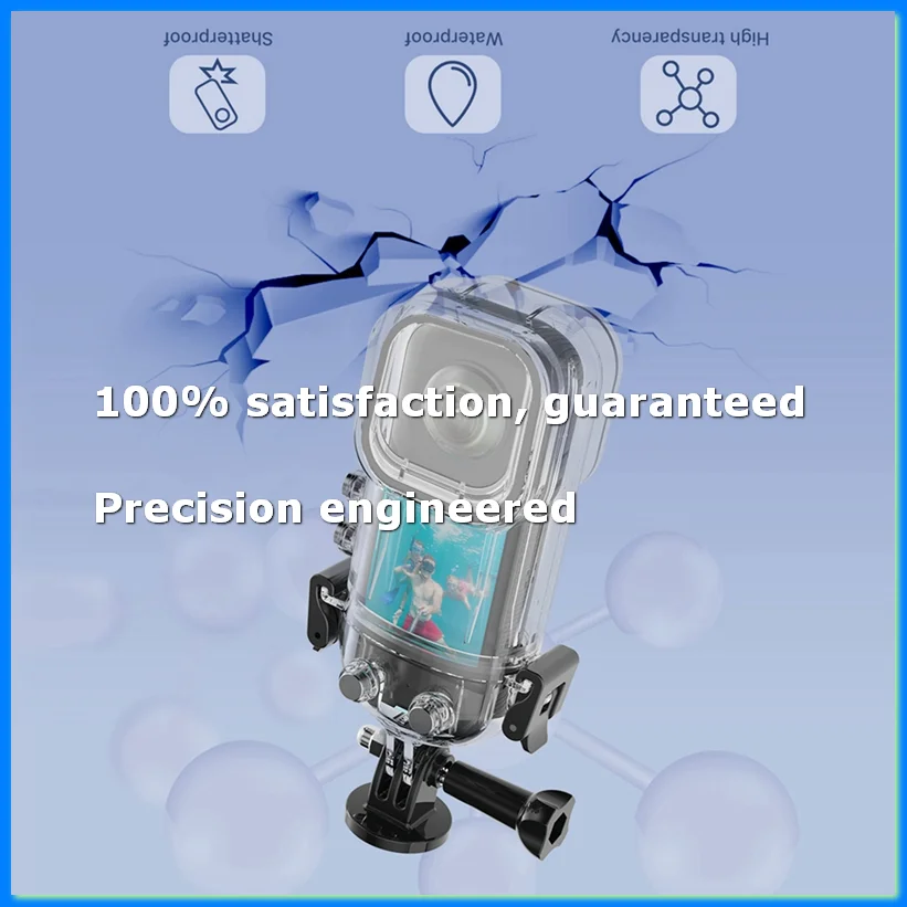 For X3 Waterproof Case Action Camera Accessories Diving Case 50 Meter Panoramic Camera Protective Case-A22U
For X3 Waterproof Case Action Camera Accessories Diving Case 50 Meter Panoramic Camera Protective Case-A22U