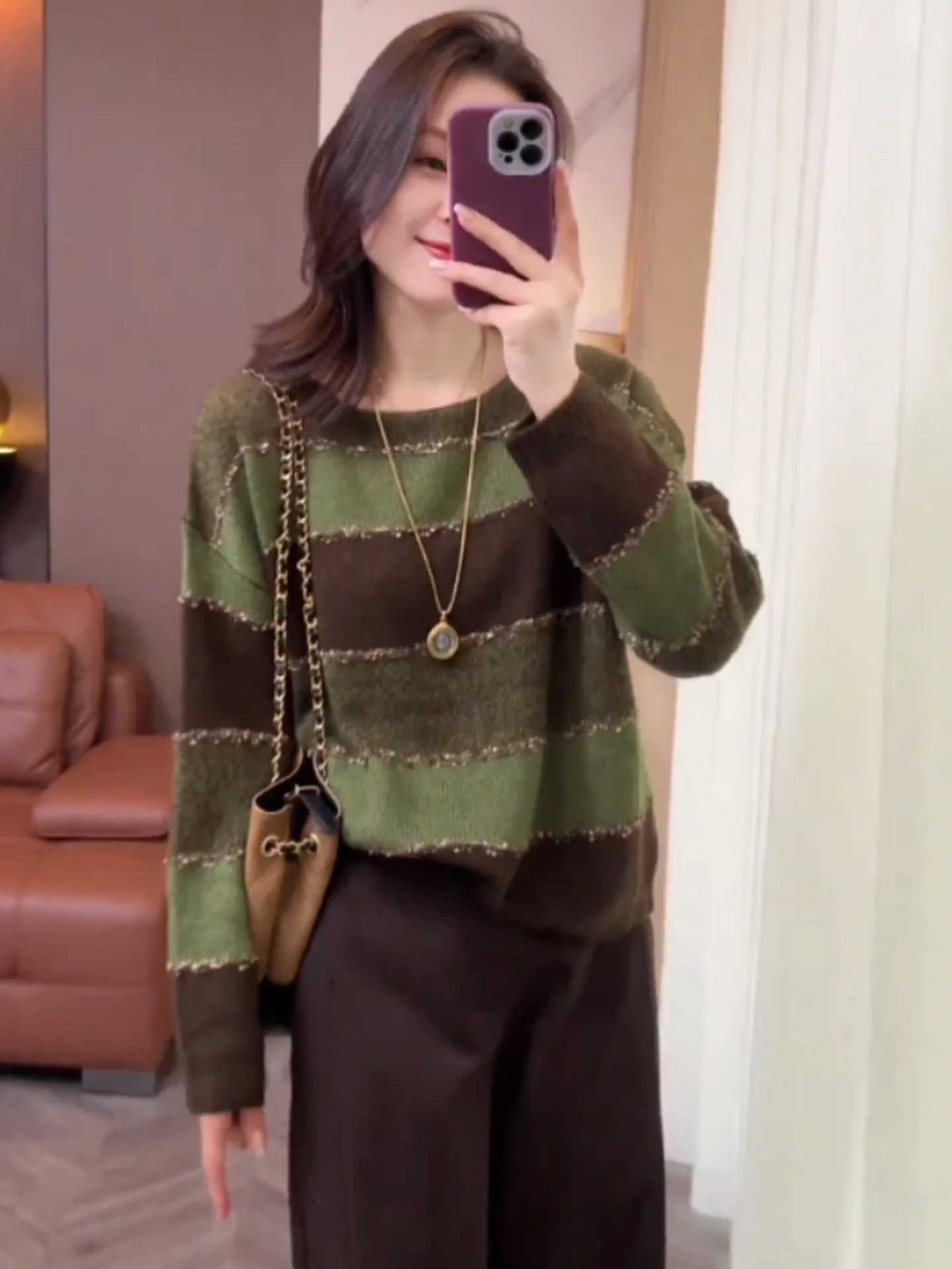 Ele Comfortable Long Sve Knitted Top Faionable Loose Sle Autumn New Arrival Women's Premium Brand Garment
Ele Comfortable Long Sve Knitted Top Faionable Loose Sle Autumn New Arrival Women's Premium Brand Garment