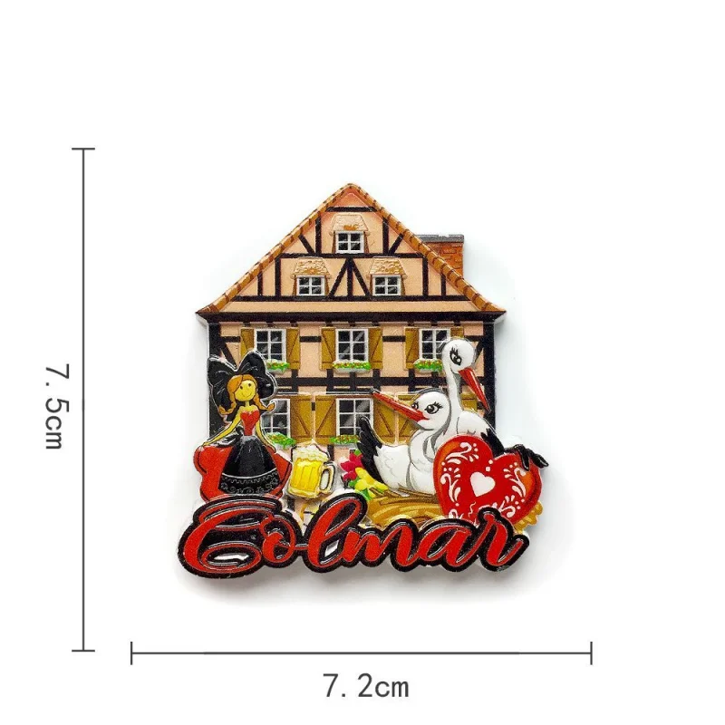 France Colmar Fun Cartoon Travel Souvenir Creative 3D Home Decoration3dRefridgerator magnets
France Colmar Fun Cartoon Travel Souvenir Creative 3D Home Decoration3dRefridgerator magnets
