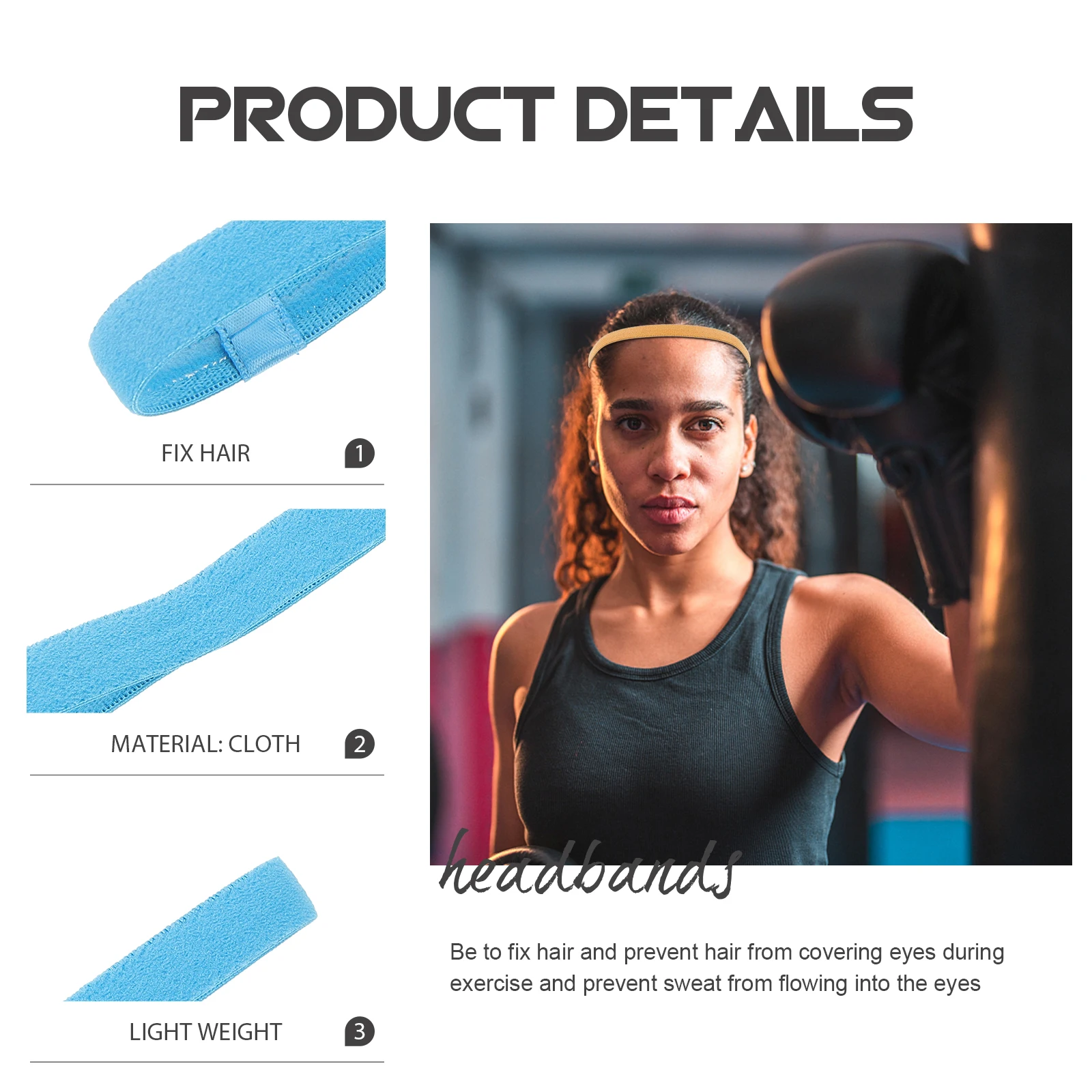 8pcs Anti-slip Headband For Man Woman Non-skid Elastic Hairbands for Men Women Thin Lightweight Sweatbands Fitness
8pcs Anti-slip Headband For Man Woman Non-skid Elastic Hairbands for Men Women Thin Lightweight Sweatbands Fitness