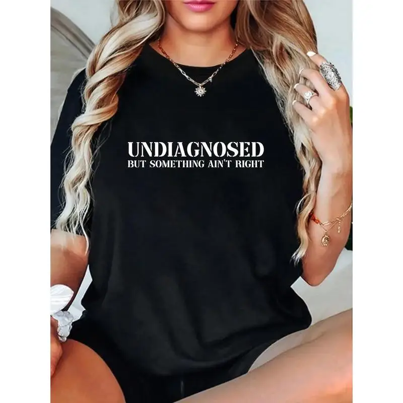 Funny Undiagnosed T-Shirt, Something Ain't Right Humorous Slogan Graphic Tee, Unisex Self Aware Casual Novelty Gift Top 
Funny Undiagnosed T-Shirt, Something Ain't Right Humorous Slogan Graphic Tee, Unisex Self Aware Casual Novelty Gift Top