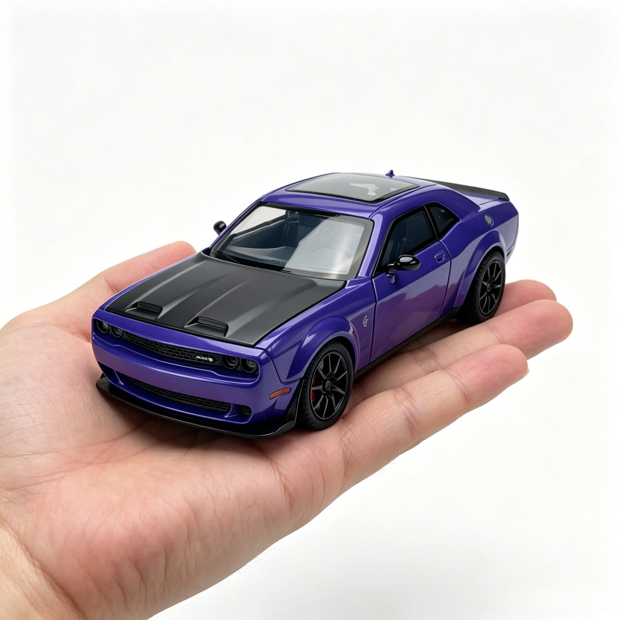1:24 Hellcat Miniature Supercar Toy Models Metal Diecast Doors Opened Sound Light Pull Back Shock Absorption Birthday Gifts
1:24 Hellcat Miniature Supercar Toy Models Metal Diecast Doors Opened Sound Light Pull Back Shock Absorption Birthday Gifts