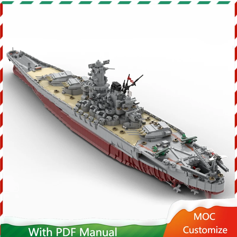 8717 PCS Moc Building Blocks Naval Model Yamato Battleship Technical Bricks Assembly Construction Toys For Childr Holiday Gift
8717 PCS Moc Building Blocks Naval Model Yamato Battleship Technical Bricks Assembly Construction Toys For Childr Holiday Gift