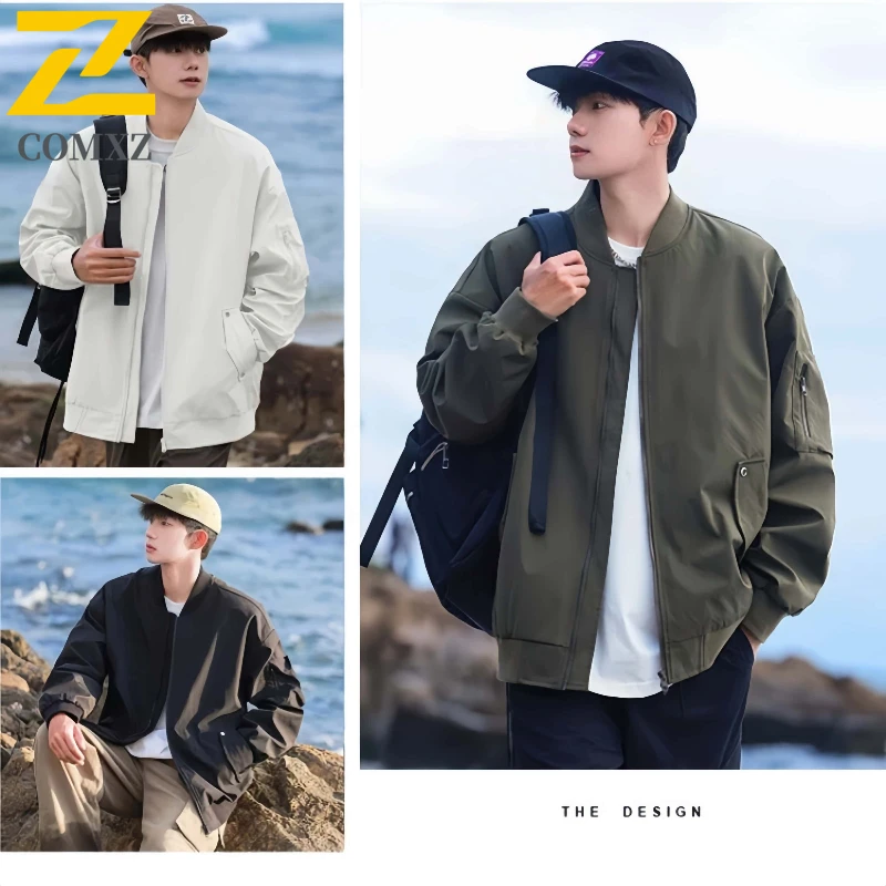 Big Size Casual Jacket Men and Women Trend Versatile Skin Friendly Breathable Flight Jacket Large Pockets Commuting Travel Jacke
Big Size Casual Jacket Men and Women Trend Versatile Skin Friendly Breathable Flight Jacket Large Pockets Commuting Travel Jacke