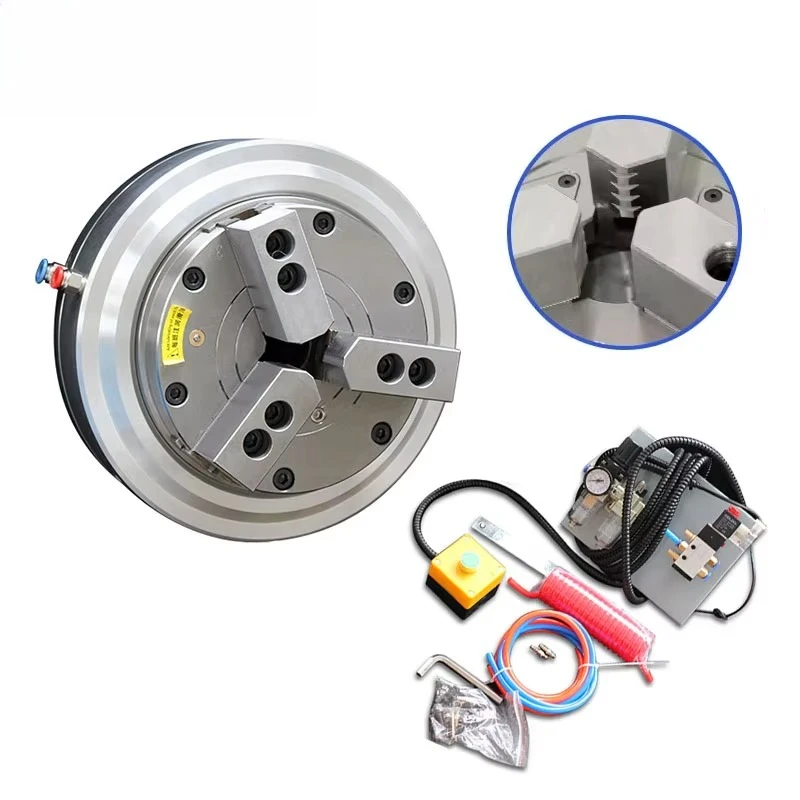 3 Jaw air Chuck Front-mounted Through-hole Pneumatic Chuck QZ3-20" for Cnc Lathe Machine Penumatic Chuck
3 Jaw air Chuck Front-mounted Through-hole Pneumatic Chuck QZ3-20" for Cnc Lathe Machine Penumatic Chuck