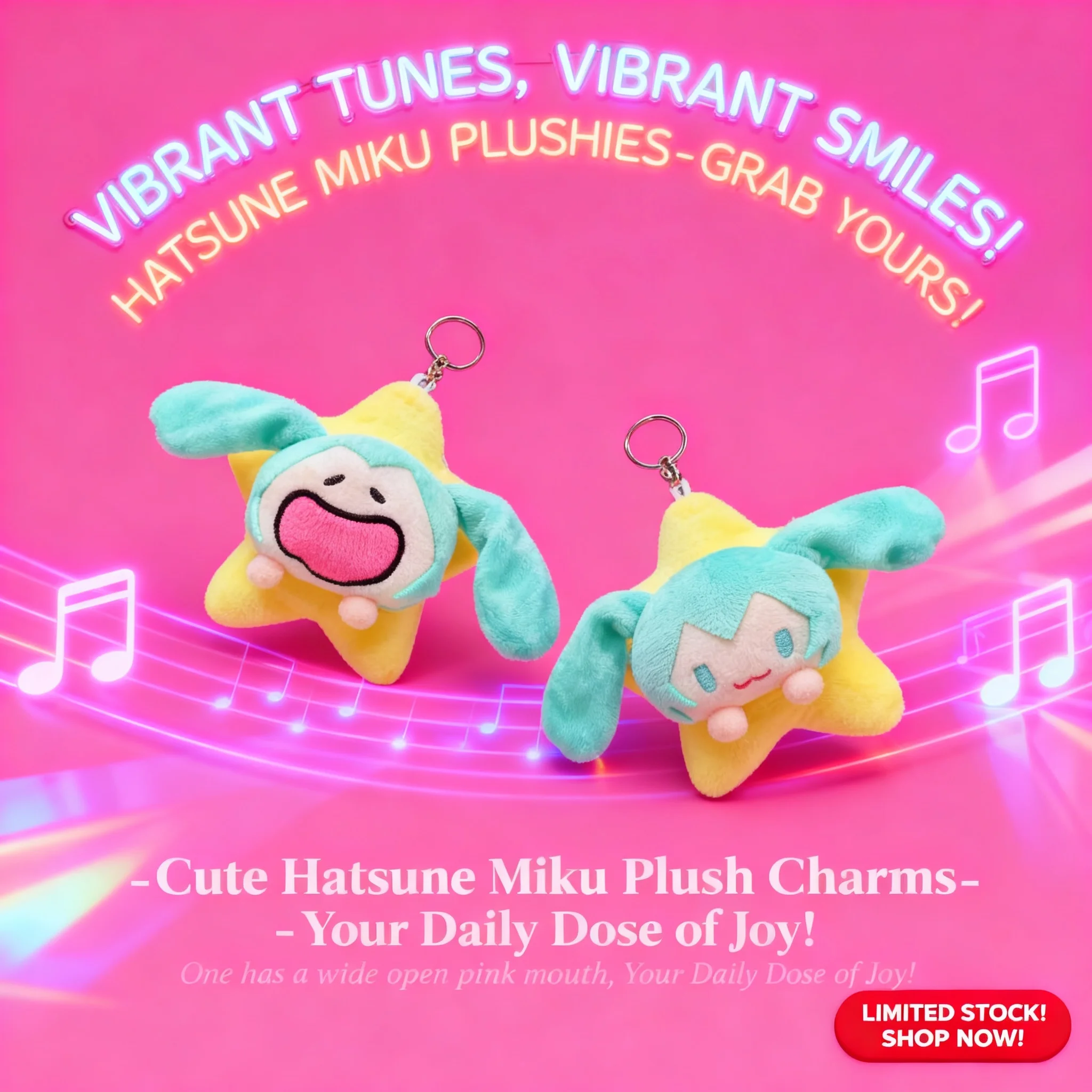 Viral Hatsune Miku Anime Star Plush Toy Doll Keychain Hot Sale Cute Backpack Charm Hanging Ornament Trendy Character
Viral Hatsune Miku Anime Star Plush Toy Doll Keychain Hot Sale Cute Backpack Charm Hanging Ornament Trendy Character