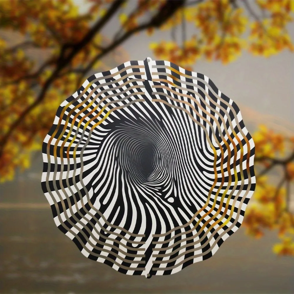 Vortex Optical Illusion Wind Chimes Metal Garden Decor Outdoor Hanging Ornament Home Patio Art
Vortex Optical Illusion Wind Chimes Metal Garden Decor Outdoor Hanging Ornament Home Patio Art