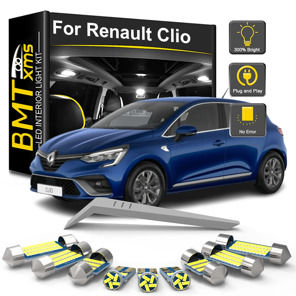 BMTxms Canbus для Renault Clio 3 4 5 III IV V 2006-2020 2021 2022 2023 светодиодный автомобильный светодиодный внутренний светильник купольный светильник багажника аксессуары
BMTxms Canbus для Renault Clio 3 4 5 III IV V 2006-2020 2021 2022 2023 светодиодный автомобильный светодиодный внутренний светильник купольный светильник багажника аксессуары