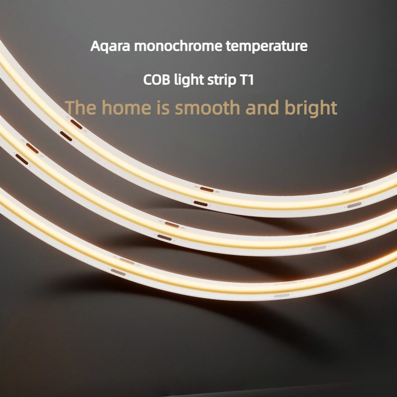 Aqara COB LED Strip Light T1 Ra90 Single Color Temperature LED Ambient Light COB Led Strip 3000K/3500K/4000K Cabinet Line Light
Aqara COB LED Strip Light T1 Ra90 Single Color Temperature LED Ambient Light COB Led Strip 3000K/3500K/4000K Cabinet Line Light
