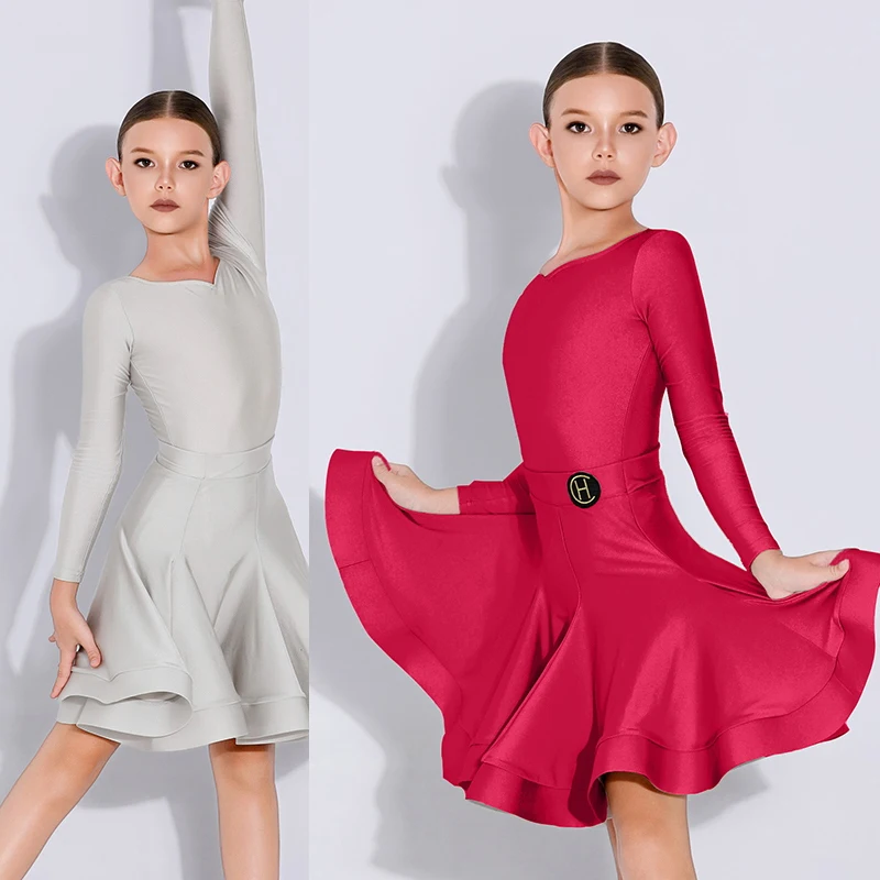 2025 Girls Latin Dance Competition Clothing Children Long Sleeved Fish Bone Skirts Suit Samba Chacha Latin Dance Dress DQS18709
2025 Girls Latin Dance Competition Clothing Children Long Sleeved Fish Bone Skirts Suit Samba Chacha Latin Dance Dress DQS18709