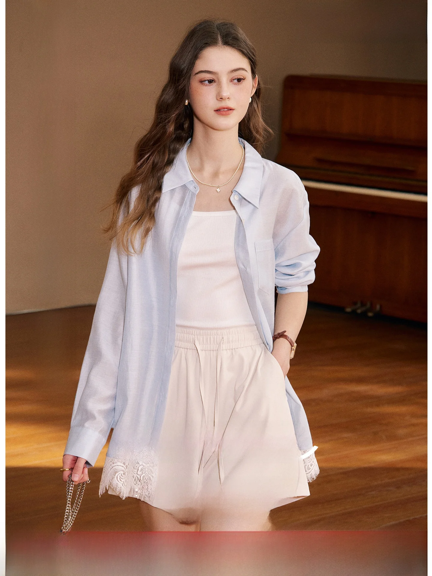 KuHnMaVi Women's Ruffle Patchwork Shirt Korean Style Long Sleeve Linen Blend Breathable Casual Fashion for Spring Summer
KuHnMaVi Women's Ruffle Patchwork Shirt Korean Style Long Sleeve Linen Blend Breathable Casual Fashion for Spring Summer