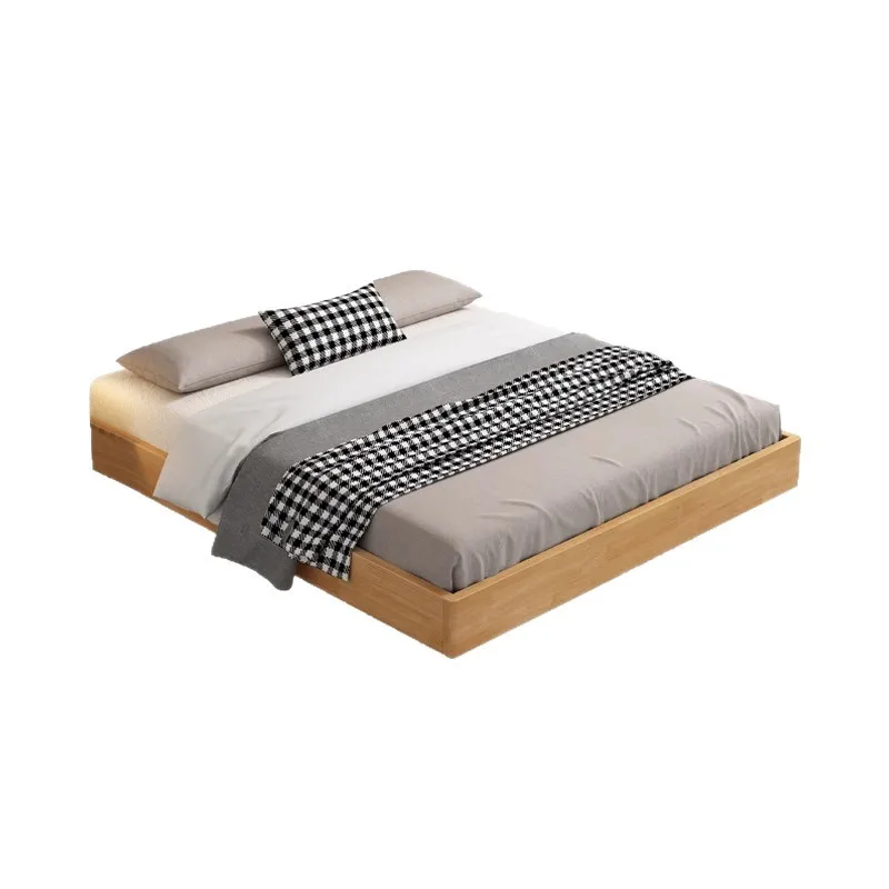 No bedside simple double 1.8 meters platform bed B & B bedroom oak suspended bed
No bedside simple double 1.8 meters platform bed B & B bedroom oak suspended bed