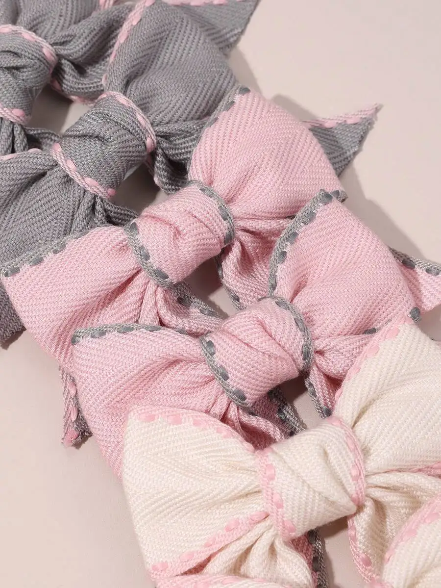 6pcs Women Solid Color Fabric Bow Hair Clips Elegant Minimalist Daily Hair Accessories
6pcs Women Solid Color Fabric Bow Hair Clips Elegant Minimalist Daily Hair Accessories