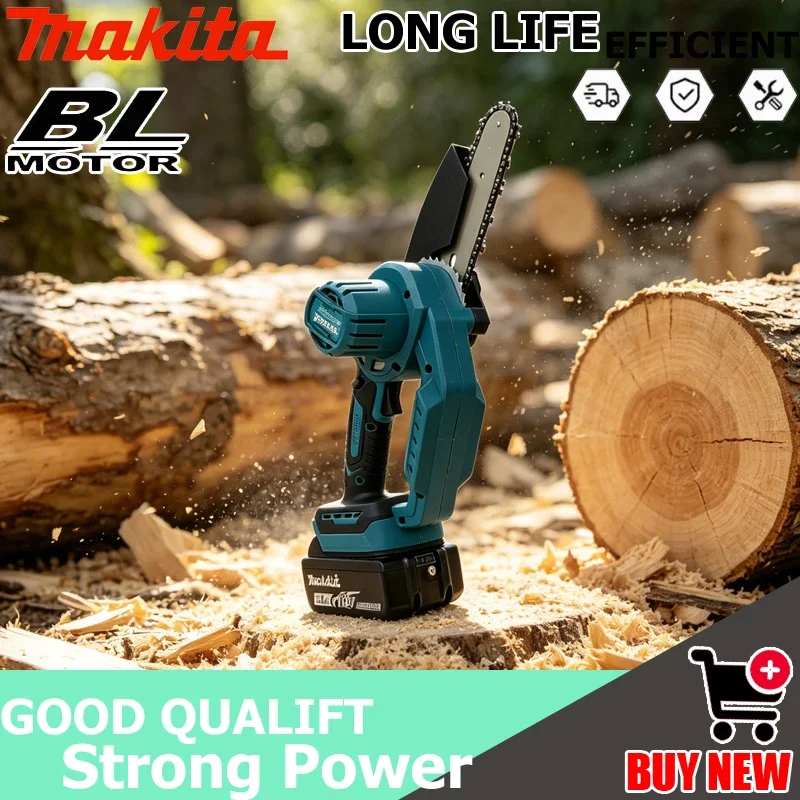 Makita 21V Li-ion 6/8" Brushless Mini Chainsaw, Compact Cordless Saw for DIY, Wood Cutting & Construction Maintenance
Makita 21V Li-ion 6/8" Brushless Mini Chainsaw, Compact Cordless Saw for DIY, Wood Cutting & Construction Maintenance