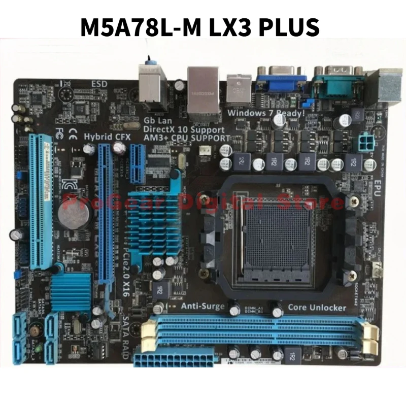 Used for ASUS M5A78L-M LX3 PLUS AM3+ mATX DDR3 Motherboard
Used for ASUS M5A78L-M LX3 PLUS AM3+ mATX DDR3 Motherboard