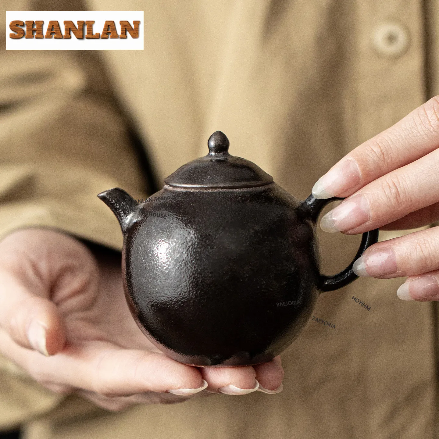 100ml Black Shino Kiln Fambe Teapot Vintage Tea Infuser Pot Tea Maker Kettle With Ball Hole Chinese Tea For Tea Supplies Gifts
100ml Black Shino Kiln Fambe Teapot Vintage Tea Infuser Pot Tea Maker Kettle With Ball Hole Chinese Tea For Tea Supplies Gifts