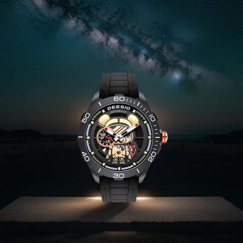 Deesio Design Watch Men's D6002Z Mechanical Automatic Movement Carbon Fiber Case Luminous Waterproof Reloj Hombre Lujo Alta Gama
Deesio Design Watch Men's D6002Z Mechanical Automatic Movement Carbon Fiber Case Luminous Waterproof Reloj Hombre Lujo Alta Gama