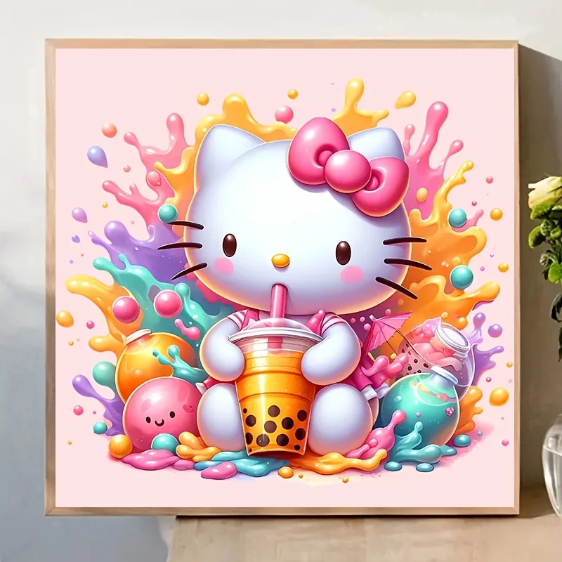 1 шт. Sanrio Hello Kitty 5D алмазная живопись для взрослых без рамки, измерительный набор 30X30 см, полный круглый алмазный художественный набор, подходит
1 шт. Sanrio Hello Kitty 5D алмазная живопись для взрослых без рамки, измерительный набор 30X30 см, полный круглый алмазный художественный набор, подходит