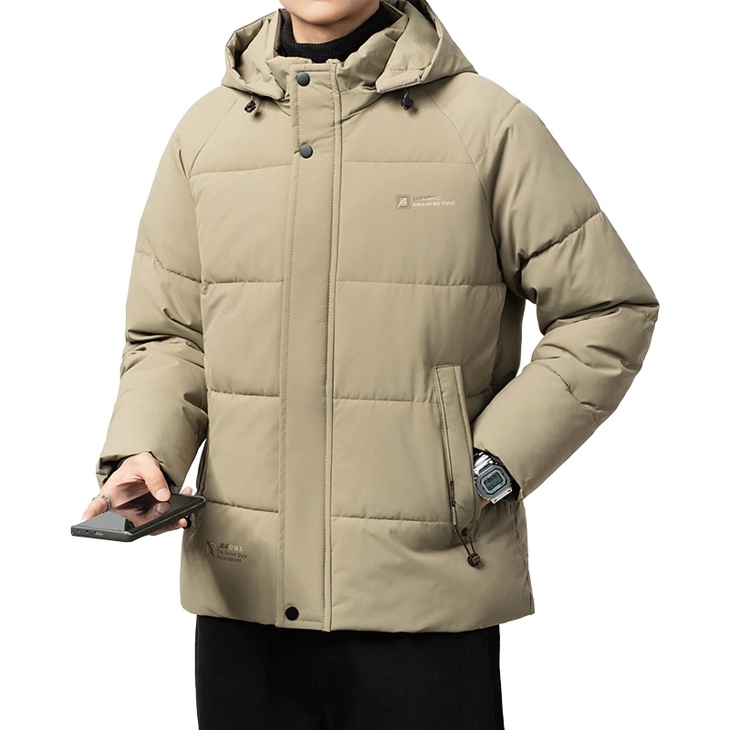 Men Thickened Cotton-padded Hooded Coat Men Casual Style Autumn winter New Arrival Windproof Parkas Winter Basic Style Parkas
Men Thickened Cotton-padded Hooded Coat Men Casual Style Autumn winter New Arrival Windproof Parkas Winter Basic Style Parkas