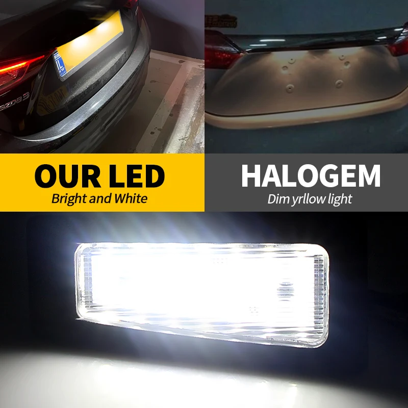 2pcs Canbus LED License Plate Light Number Plate Lamp White For Mazda 3 Axela 2014-2018 For Mazda CX-3 CX3 2016-UP Accessories
2pcs Canbus LED License Plate Light Number Plate Lamp White For Mazda 3 Axela 2014-2018 For Mazda CX-3 CX3 2016-UP Accessories