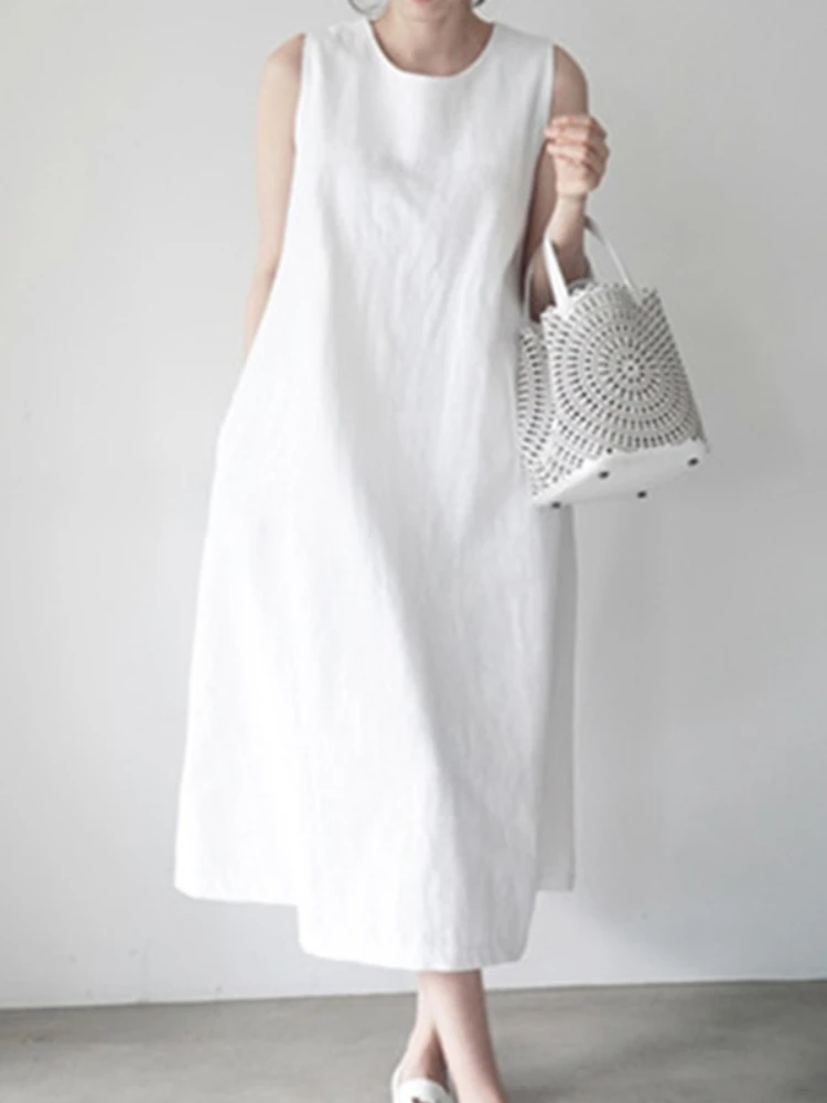 ZANZEA Women 's Sleeveless Sarafans Sundress Summer Dress Ladies Long Maxi Vestidos Robe Femme Beach Party Dresses 7
ZANZEA Women 's Sleeveless Sarafans Sundress Summer Dress Ladies Long Maxi Vestidos Robe Femme Beach Party Dresses 7