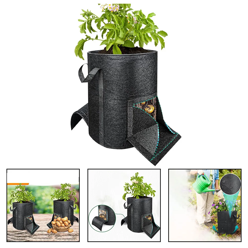 Breathable Gardening Bags As Shown Non-Woven Plant Pots Breathable Polypropylene Fabric Excellent Drainage System
Breathable Gardening Bags As Shown Non-Woven Plant Pots Breathable Polypropylene Fabric Excellent Drainage System