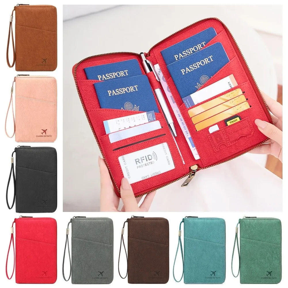 Anti-Theft RFID Protection RFID Blocking Passport Holder Long Zipper Closure Durable Travel Document Organizer
Anti-Theft RFID Protection RFID Blocking Passport Holder Long Zipper Closure Durable Travel Document Organizer