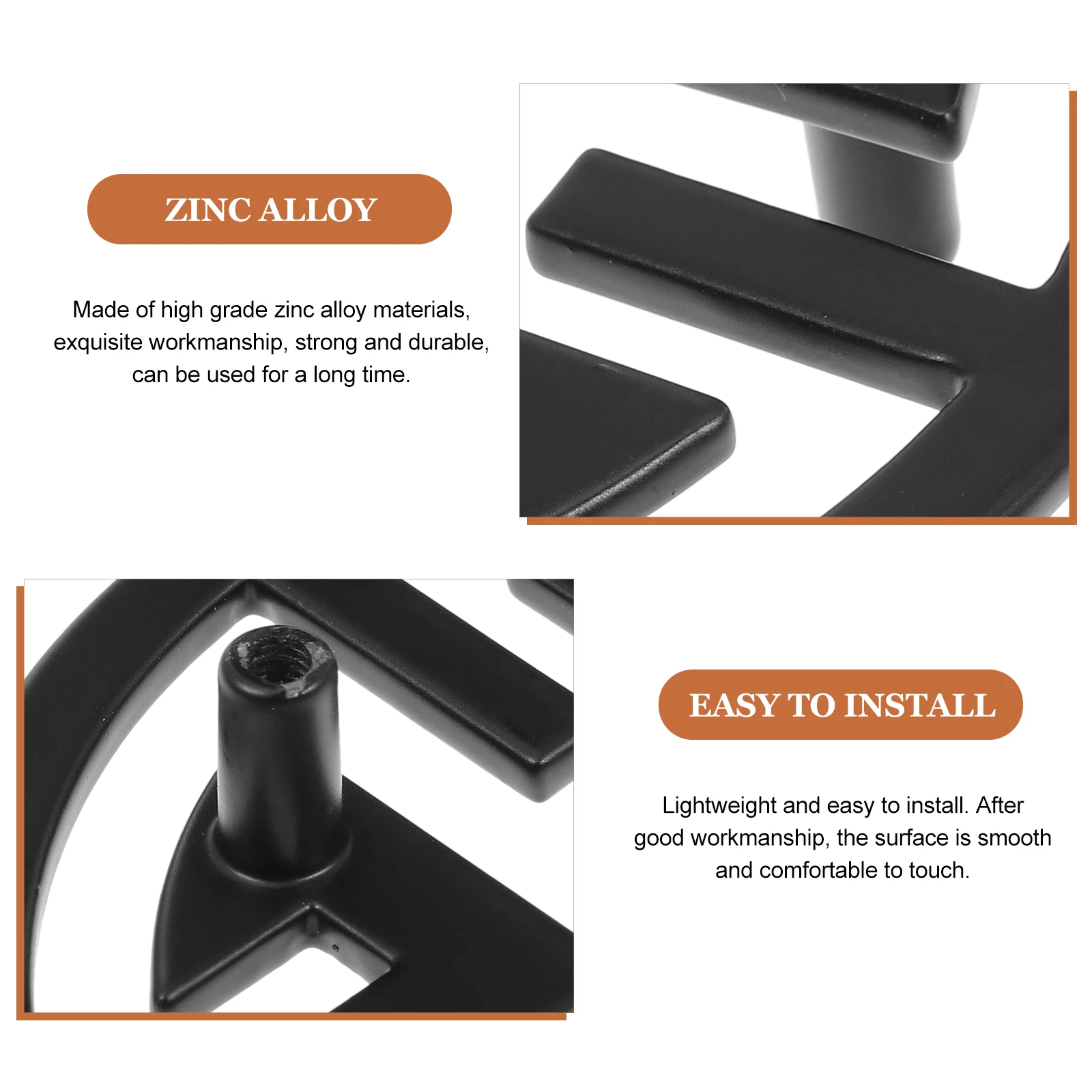 2Pcs Zinc Door Pull Cabinet H Replacement Furniture Accessory Parts for Dresser Lightweight Durable Furniture Knobs
2Pcs Zinc Door Pull Cabinet H Replacement Furniture Accessory Parts for Dresser Lightweight Durable Furniture Knobs