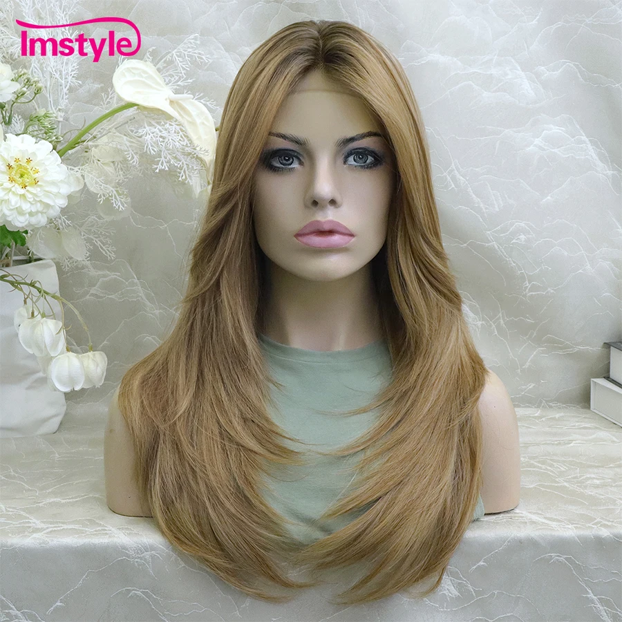 Imstyle Коричневый парик Синтетический парик фронта шнурка Темный корень Т-образный парик шнурка Многослойные прямые волосы Парики для повседневного использования для женщин
Imstyle Коричневый парик Синтетический парик фронта шнурка Темный корень Т-образный парик шнурка Многослойные прямые волосы Парики для повседневного использования для женщин