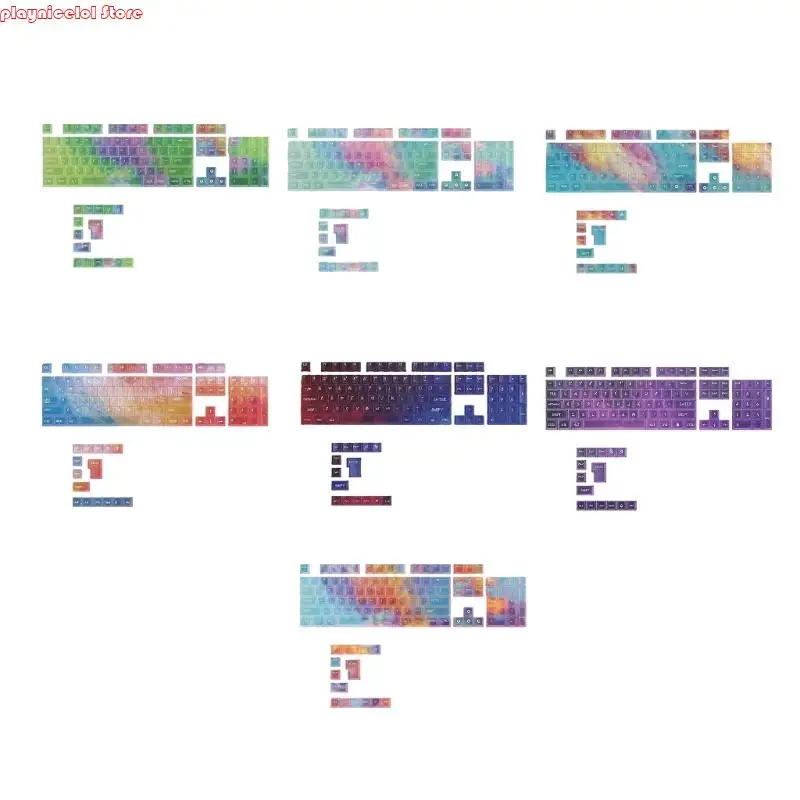 E8BA Высокая совместимость OEM-профиль 119 Клавиатуры Колпачки для клавиш Устойчивый к царапинам колпачок для ПК