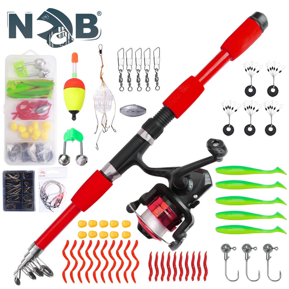 Набор удочек NGB, полные комплекты 1,8 м с телескопической удочкой и спиннинговой катушкой, приманки, крючки, набор дорожных удочек
Набор удочек NGB, полные комплекты 1,8 м с телескопической удочкой и спиннинговой катушкой, приманки, крючки, набор дорожных удочек