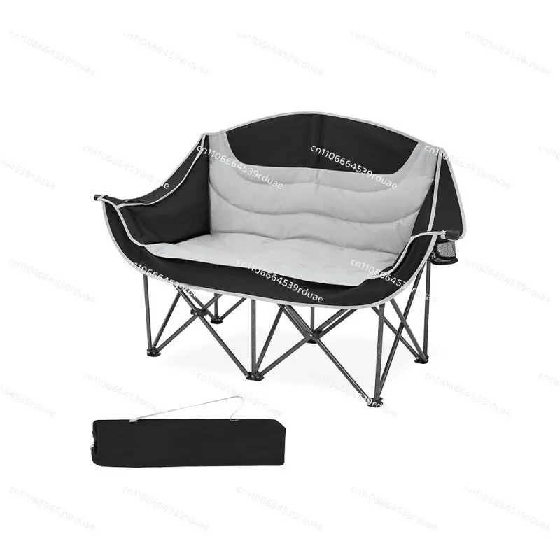 Outdoor double folding chair, carbon steel high back padded padded thickened moon chair, camping chair
Outdoor double folding chair, carbon steel high back padded padded thickened moon chair, camping chair