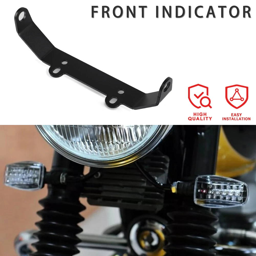Front Turn Signal Relocation Bracket FOR Bonneville Street Cup/Twin/T100/T120 Black Street Twin Turn Signal Bracket Stainless
Front Turn Signal Relocation Bracket FOR Bonneville Street Cup/Twin/T100/T120 Black Street Twin Turn Signal Bracket Stainless