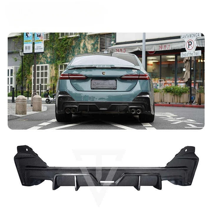 High Quality 5 Series 2024-UP Car Rear Bumper Suitable for 5 Series G60 Dry Carbon Fiber Rear Bumper Diffuser
High Quality 5 Series 2024-UP Car Rear Bumper Suitable for 5 Series G60 Dry Carbon Fiber Rear Bumper Diffuser