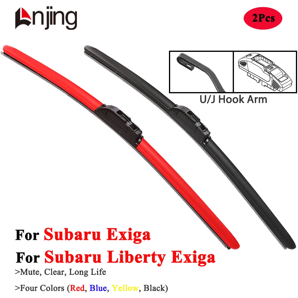 LNJING Colorful Wiper Blades For Subaru Liberty Exiga MPV 2008 2009 2010 2013 2015 2017 2018 Car Accessories Black Hybrid Wipers
LNJING Colorful Wiper Blades For Subaru Liberty Exiga MPV 2008 2009 2010 2013 2015 2017 2018 Car Accessories Black Hybrid Wipers