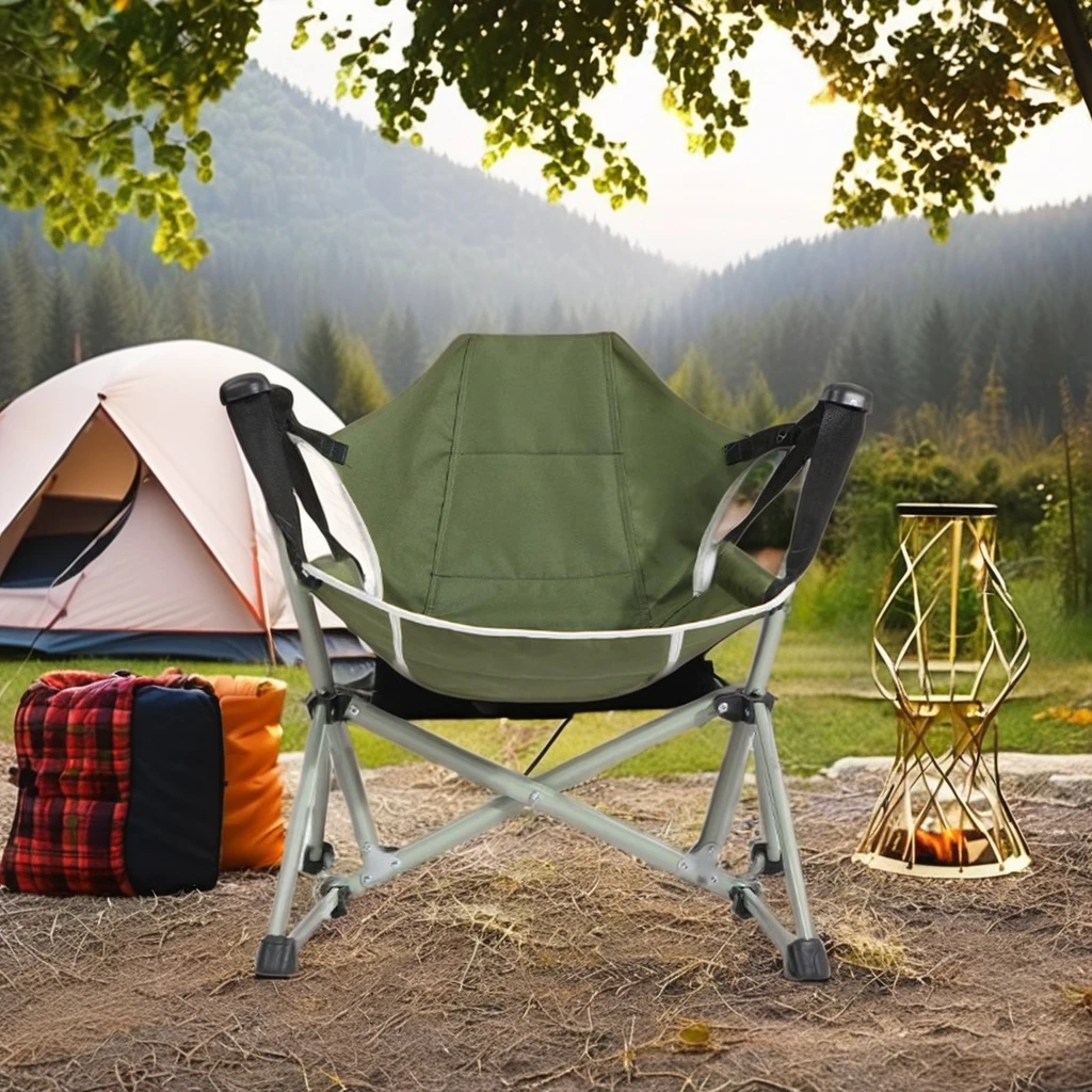 Freestyle Folding Camping Rocking Chair Metal Outdoor Chair with Custom Logo for Hammock & Rocking Use
Freestyle Folding Camping Rocking Chair Metal Outdoor Chair with Custom Logo for Hammock & Rocking Use