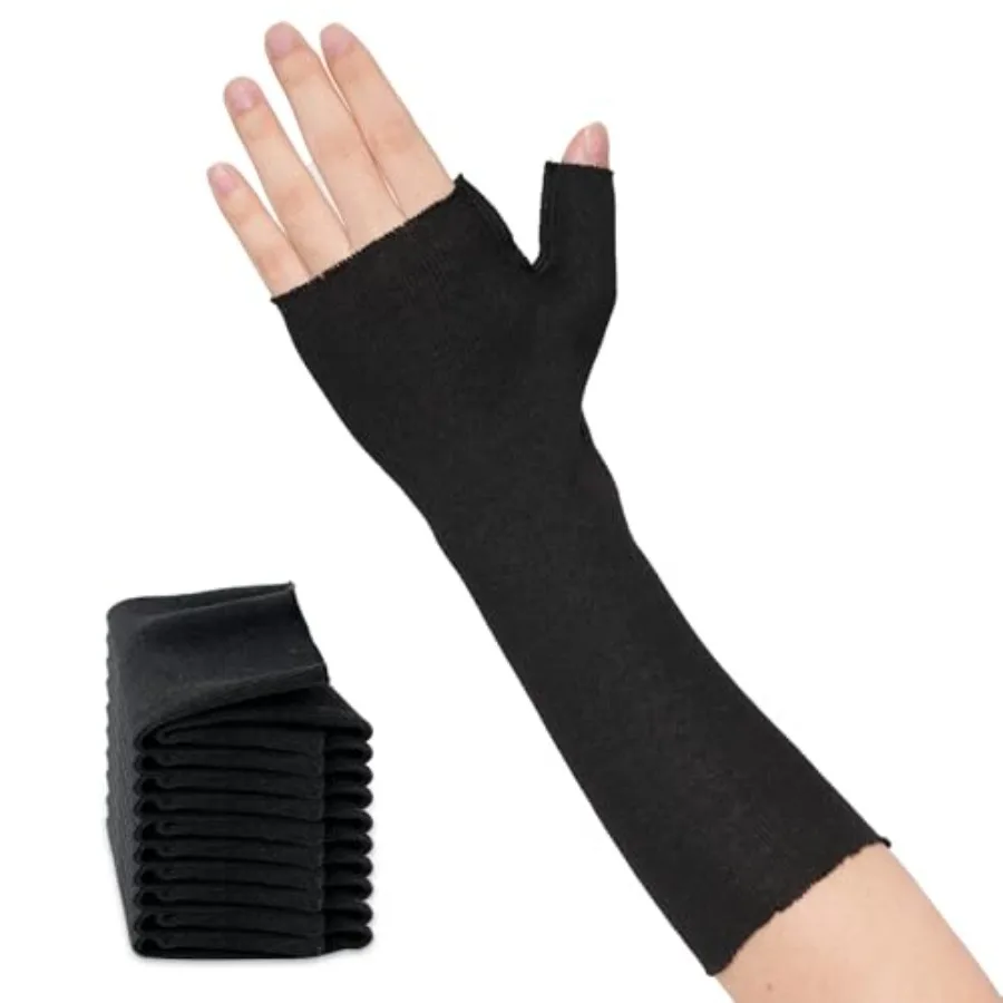 Hand Socks for Splint Pack of 10,Elastic Cotton Stockinette Tubing, Surgical Sleeves for Arm, Wrist and Thumb Sleeve Under Brac
Hand Socks for Splint Pack of 10,Elastic Cotton Stockinette Tubing, Surgical Sleeves for Arm, Wrist and Thumb Sleeve Under Brac