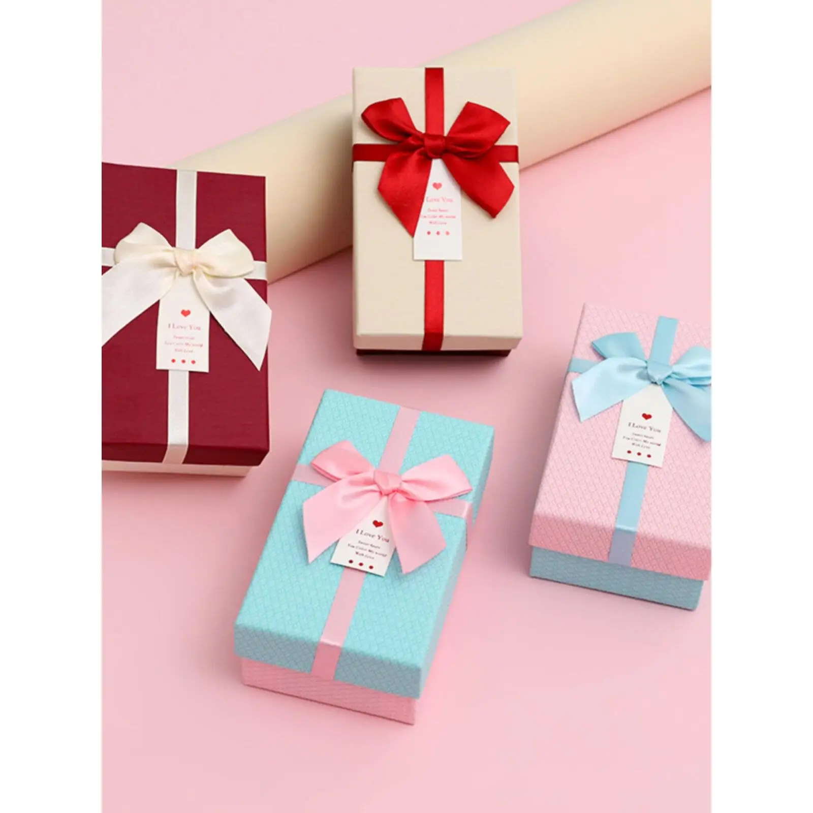 Large Small 520 Gift Box Packaging Valentine's Day Rectangle Lipstick Perfume Birthday Keychain Gifts Jewelry Storage Box
Large Small 520 Gift Box Packaging Valentine's Day Rectangle Lipstick Perfume Birthday Keychain Gifts Jewelry Storage Box