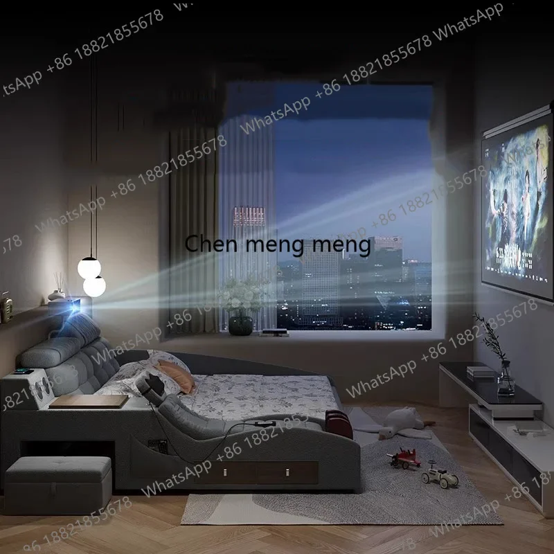 Multifonction Electronic Bed Massager Luxury Massager Tatami Upholstery Bed Couch Smart Camas De Casal BedroomX
Multifonction Electronic Bed Massager Luxury Massager Tatami Upholstery Bed Couch Smart Camas De Casal BedroomX