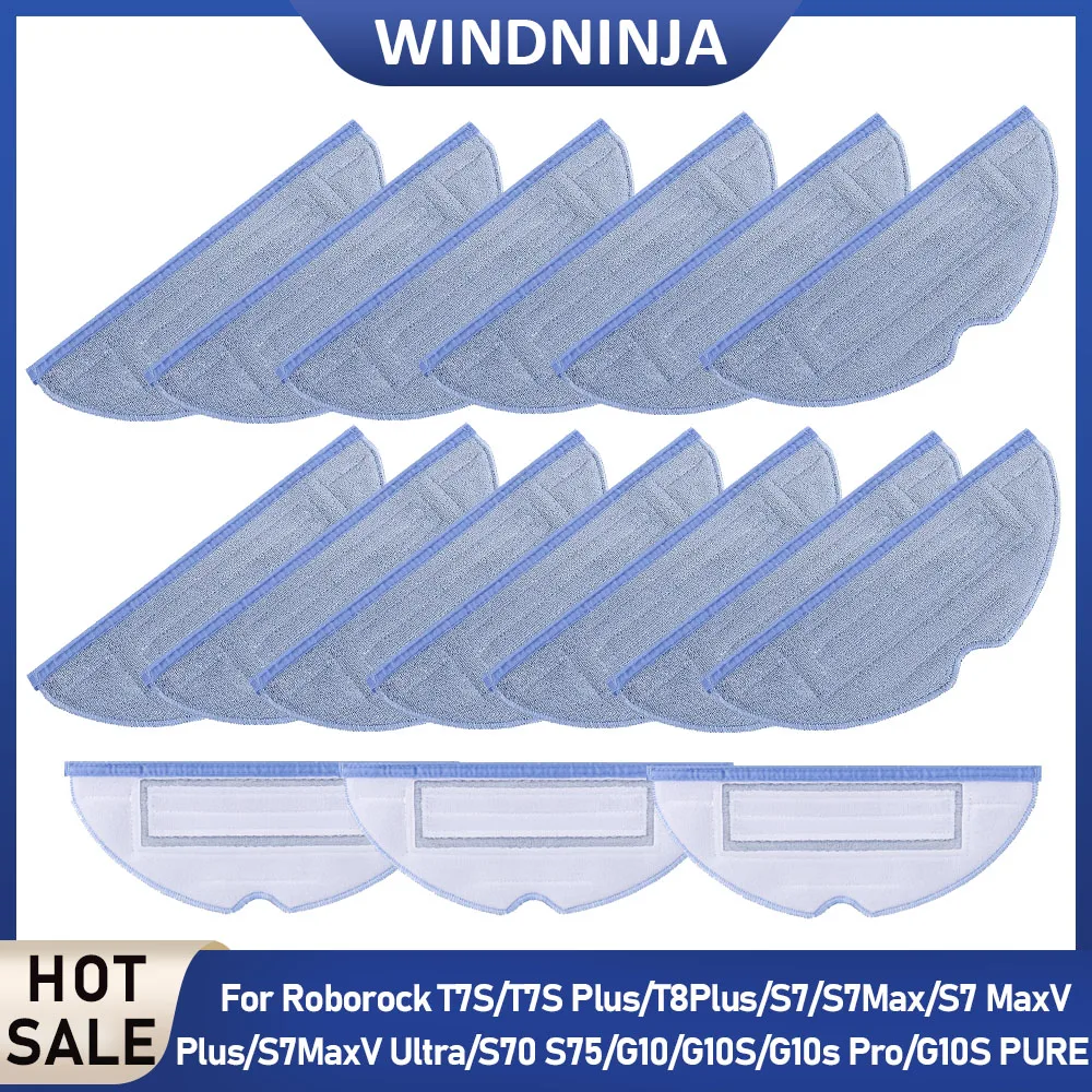 Mop Cloths For Roborock T7S/T7S Plus/T8Plus/S7/S7Max/S7 MaxV Plus/S7MaxV Ultra/S70 S75/G10/G10S/G10s Pro/G10S PURE Robot Cleaner
Mop Cloths For Roborock T7S/T7S Plus/T8Plus/S7/S7Max/S7 MaxV Plus/S7MaxV Ultra/S70 S75/G10/G10S/G10s Pro/G10S PURE Robot Cleaner
