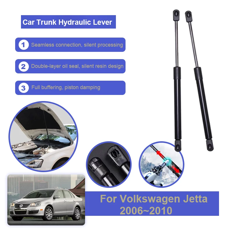 Передние гидравлические стержни автомобиля для Volkswagen VW Jetta MK5 Bora Vento 2006 ~ 2010, комплект амортизаторов передней капота, автомобильные аксессуары
Передние гидравлические стержни автомобиля для Volkswagen VW Jetta MK5 Bora Vento 2006 ~ 2010, комплект амортизаторов передней капота, автомобильные аксессуары