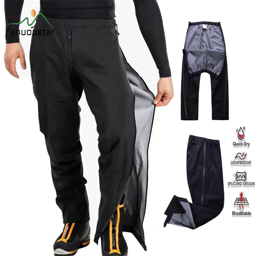 Fanuocetar Mens Waterproof Tactical Hiking Pants Summer Side Open Zipper Climbing Camping Fishing Rainproof Outdoor Trousers SGK
Fanuocetar Mens Waterproof Tactical Hiking Pants Summer Side Open Zipper Climbing Camping Fishing Rainproof Outdoor Trousers SGK