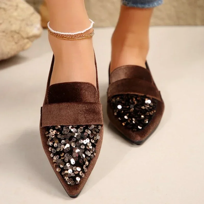 Women Fashion Flat Single Shoes Feamle Spring Pointed Toe Beautiful Fashion Summer Shoes Flat Loafers Soft Sole Casual Shoes
Women Fashion Flat Single Shoes Feamle Spring Pointed Toe Beautiful Fashion Summer Shoes Flat Loafers Soft Sole Casual Shoes